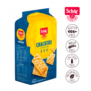 CRACKERS GLUTEN FREE - Schar 210g