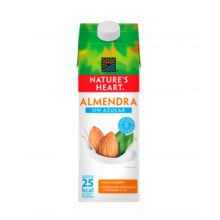 BEBIDA DE ALMENDRAS SIN AZUCAR - Nature's Heart 946 mL