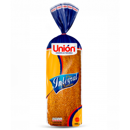 PAN DE MOLDE INTEGRAL CLÁSICO - Unión 495g