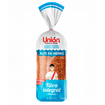 PAN DE MOLDE FIBRA INTEGRAL - Unión 540g