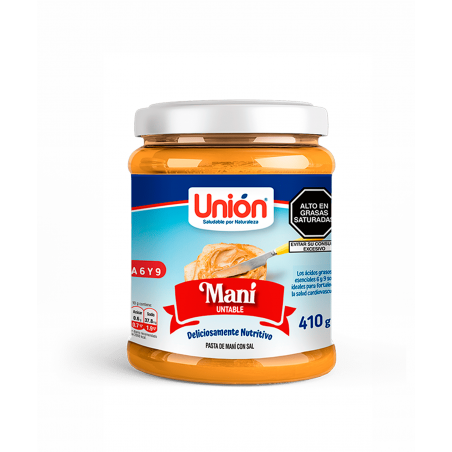MANTEQUILLA DE MANÍ - Unión 410g