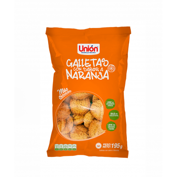 GALLETAS SABOR NARANJA - Unión 195g