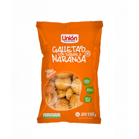 GALLETAS SABOR NARANJA - Unión 195g