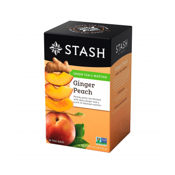 TÉ VERDE & MATCHA JENGIBRE DURAZNO - Stash 18 sobres