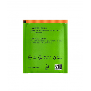 TÉ VERDE & MATCHA JENGIBRE DURAZNO - Stash 18 sobres