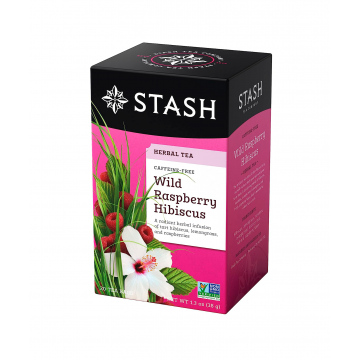 TÉ HERBAL HIBISCUS, FRAMBUESA SILVESTRE - Stash 20 sobres