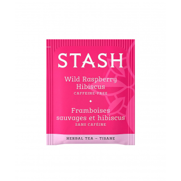 TÉ HERBAL HIBISCUS, FRAMBUESA SILVESTRE - Stash 20 sobres