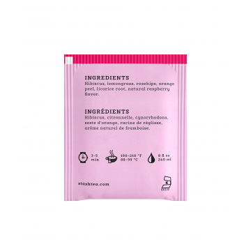 TÉ HERBAL HIBISCUS, FRAMBUESA SILVESTRE - Stash 20 sobres