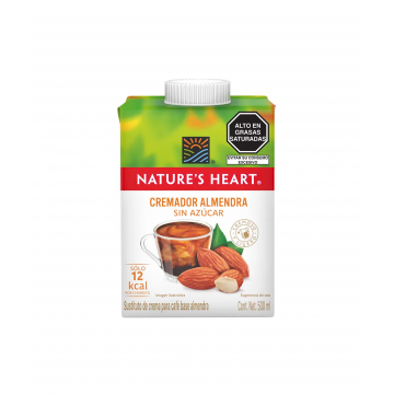 CREMADOR ALMENDRA SIN AZÚCAR - Nature's Heart 500 mL