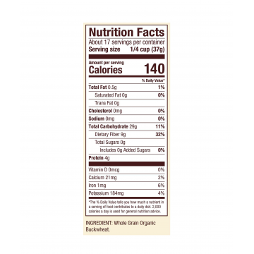 HARINA DE TRIGO SARRACENO - Bob's red Mill 624g