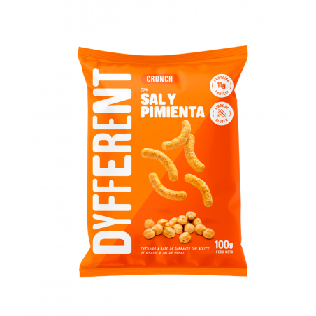 CRUNCH DE GARBANZO SAL ROSADA Y PIMIENTA - Dyfferent 100g
