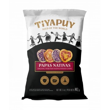 HOJUELAS DE PAPAS NATIVAS FRITAS MIXTAS - Tiyapuy 142g