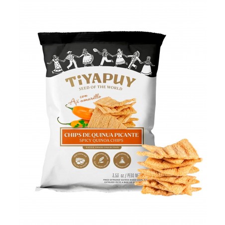 CHIPS DE QUINUA PICANTE - Tiyapuy 100g