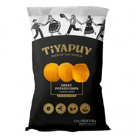 HOJUELAS DE CAMOTE FRITAS - Tiyapuy 160g