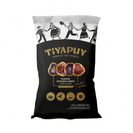 HOJUELAS DE PAPAS NATIVAS FRITAS MIXTAS - Tiyapuy 40g