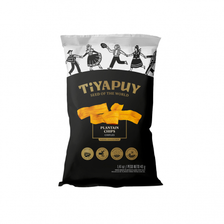HOJUELAS DE PLÁTANO VERDE CHIFLES - Tiyapuy 40g
